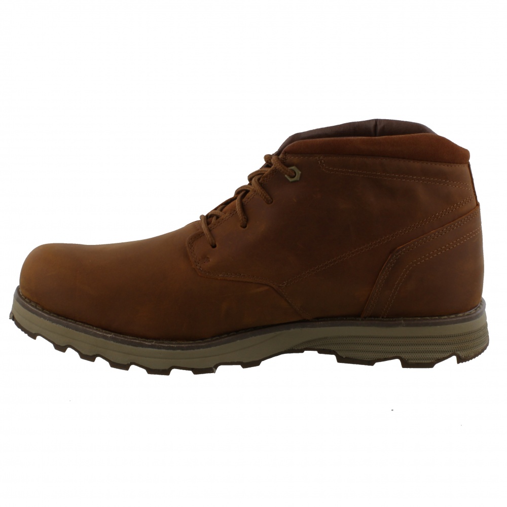 CAT ELUDE WP MID LEATHER BROWN - Bigfootshoes